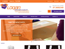 Tablet Screenshot of loganpackagingsupplies.com.au